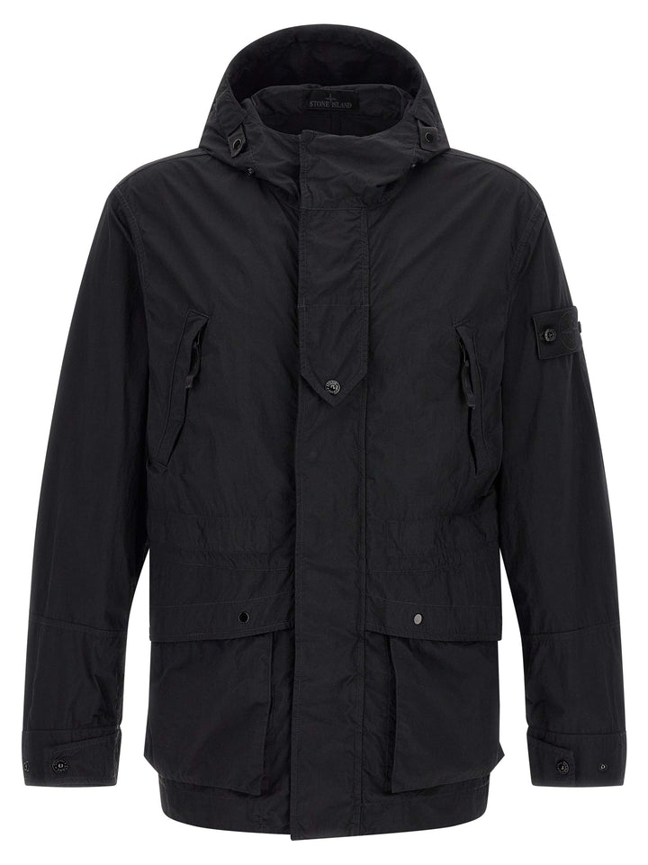Stone Island Badge Stone Island Ghost Puffer Jackets - Nero | b76c6e492b002aa8cf84944f152d219cc8034f61