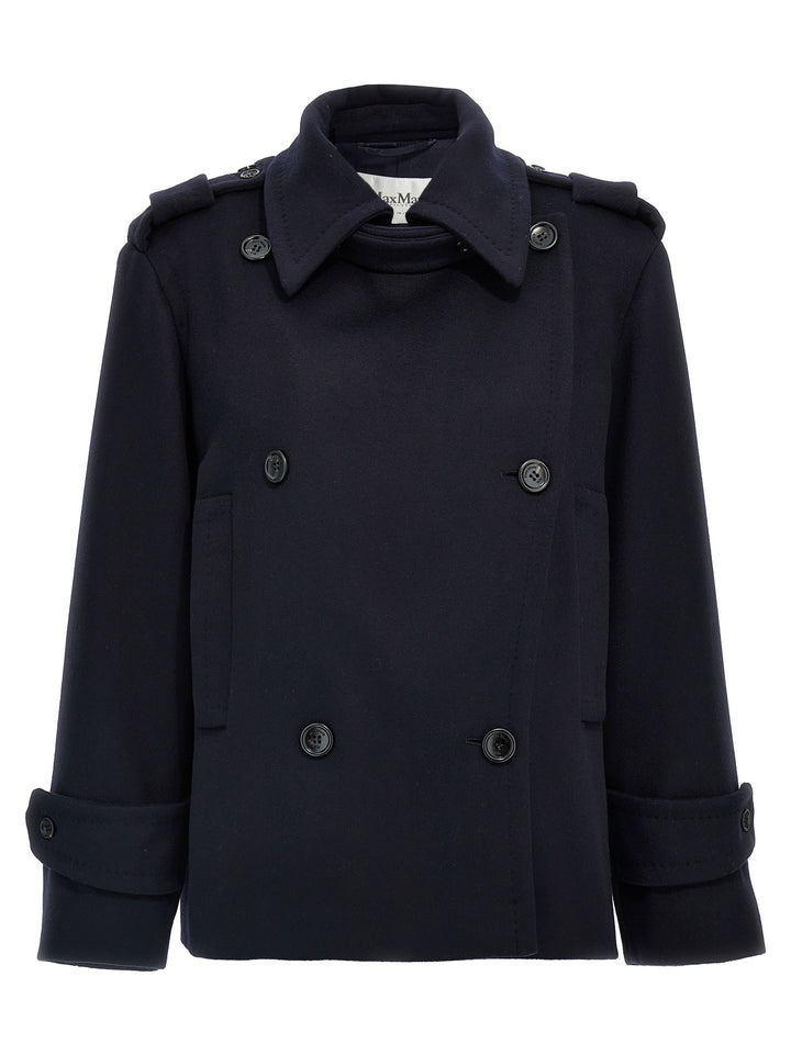 Max Mara Laveno Trench e Impermeabili - Blu | a8b37c17dcd17e25b04d0baad90c5718a6969697