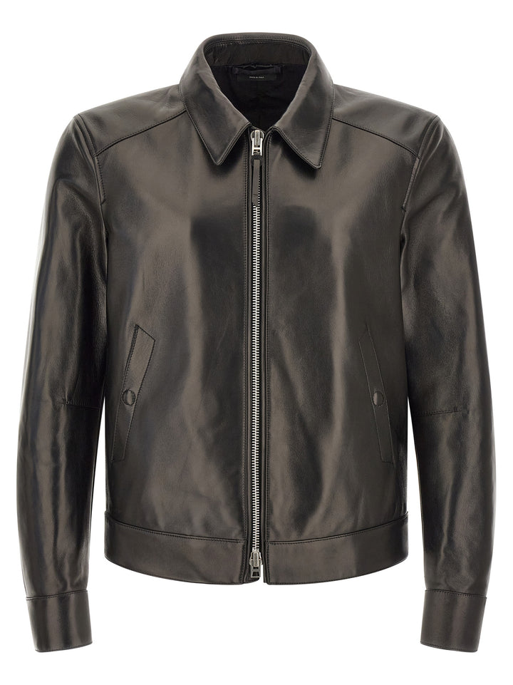 Tom Ford Blouson Nappa Puffer Jackets - Nero | 4772d1449fba0ca3bfd650f67047fcc7aad19f17