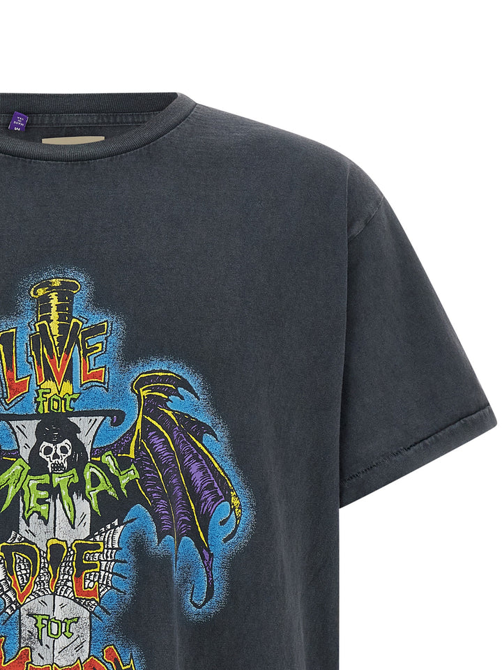 Gallery Dept. Live For Metal T shirt - Nero | 9c1f06655abc9c342af2263e783e15bce60178e1
