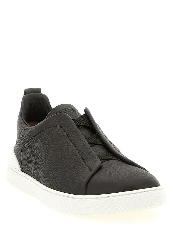 Zegna Triple Stitch Sneakers - Marrone | 8476c2033e9049131b737cdf376873269f7c2d80
