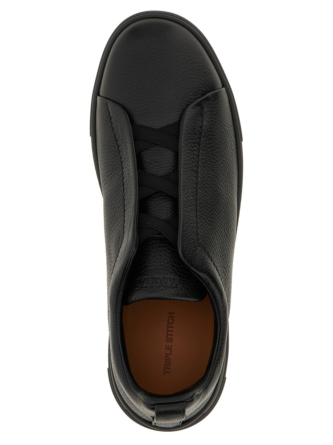 Zegna Triple Stitch Sneakers - Nero | 5b941c891f7ae905fd94e93c5ea8b6c67dcbdec7