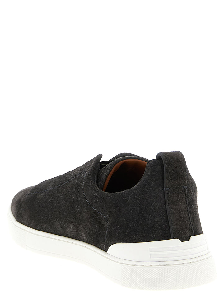 Zegna Triple Stitch Sneakers - Grigio | c7e349986ab288ded10f9614403df9182b9cc56f