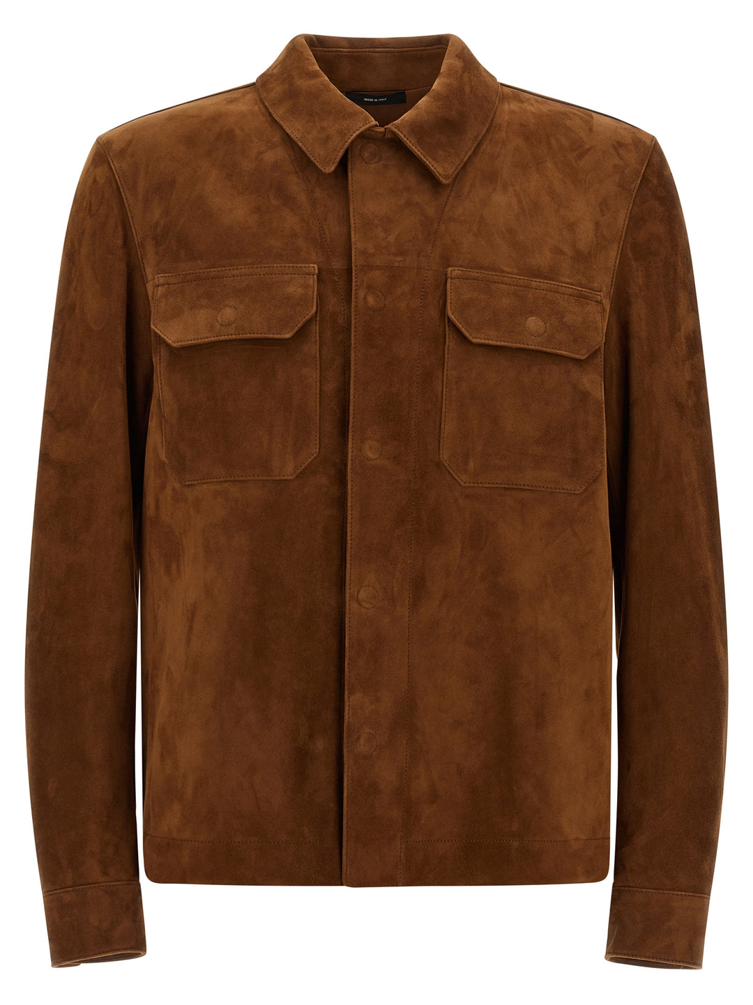 Tom Ford Suede Overshirt Puffer Jackets - Marrone | 3565d47d6b5d49bbbfb7805f45a48aa7abceee11