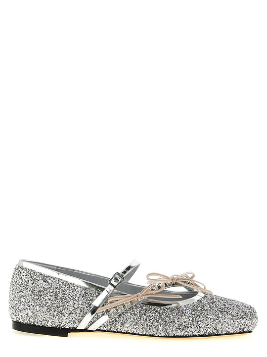 Loli Flat Shoes Silver