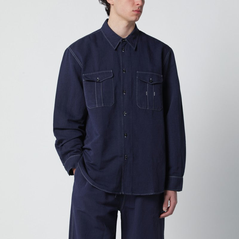 Studio Nicholson Shirts & Tops - Blu | f5711eca3afc3eabdf9e231612080e4b3841719a