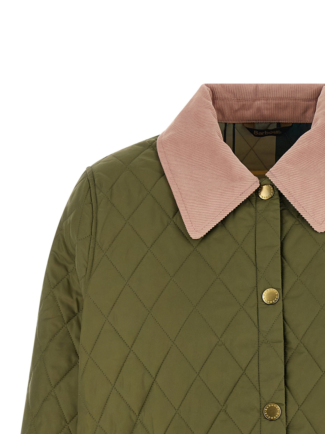 Barbour Liddesdale Cropped Icons Puffer Jackets - Verde | ed3de29dc8b7e9f0e8776e257b13a77ca8260886