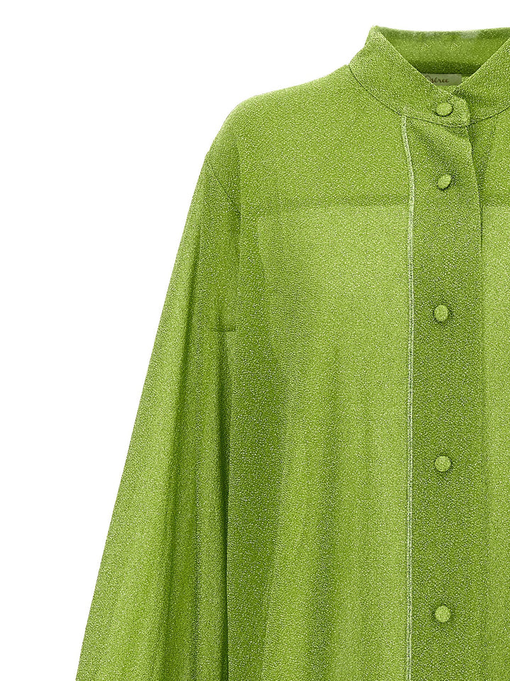 Lumiere Plumage Camicie Verde
