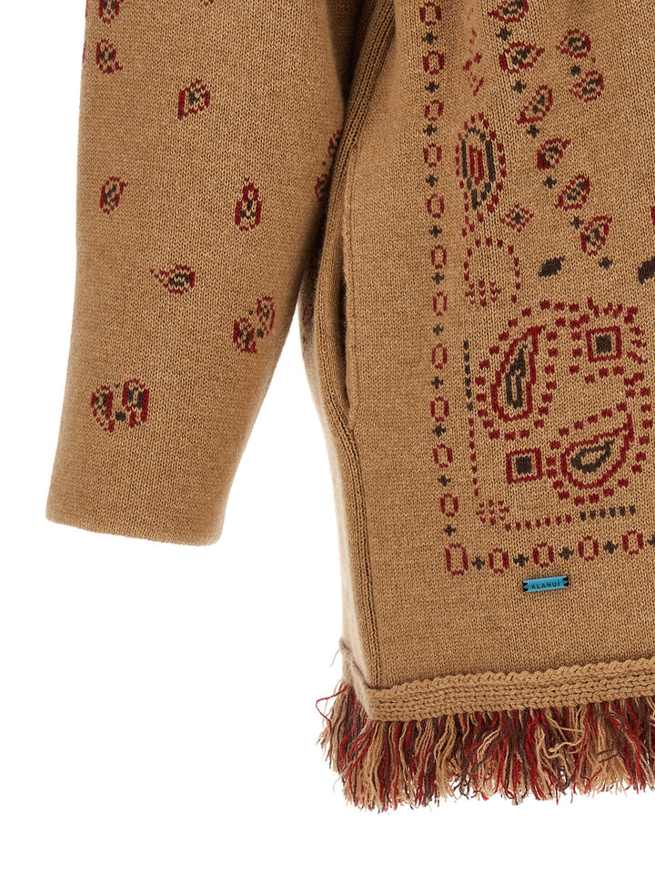 Alanui Bandana Maglioni - Beige | 1ce215916ec08a54d63e081f1be6c11af90d5635