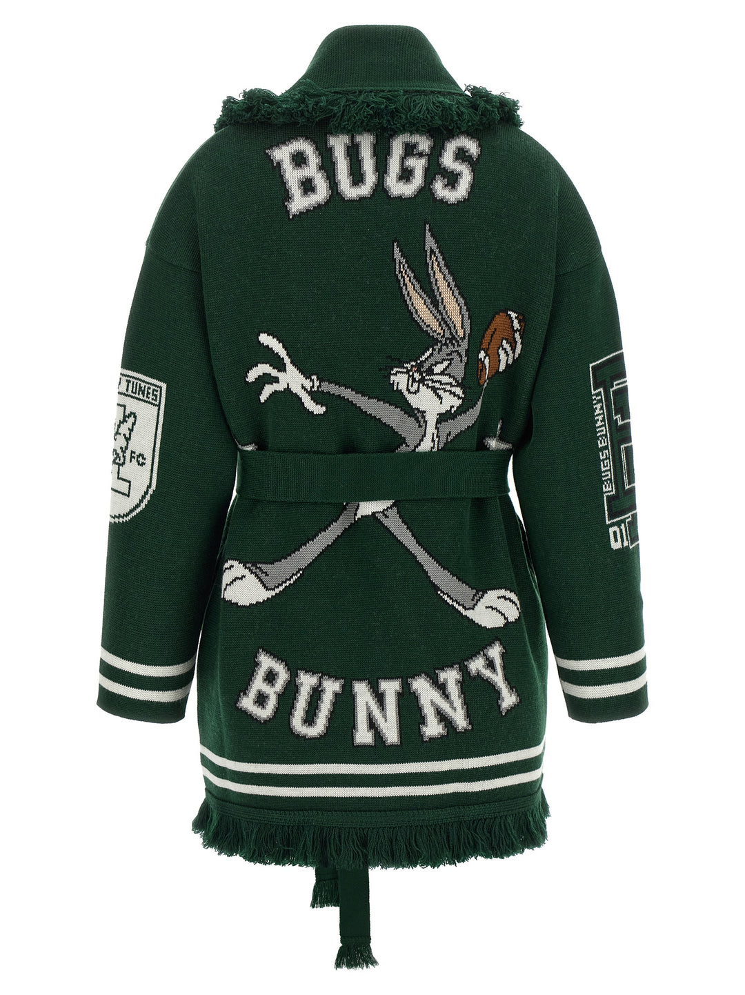 Alanui Sporty Bugs Bunny & Sylvester Maglioni - Verde | 3f31e0c08ce8a8494055b9c40bf9b29986b68d3a