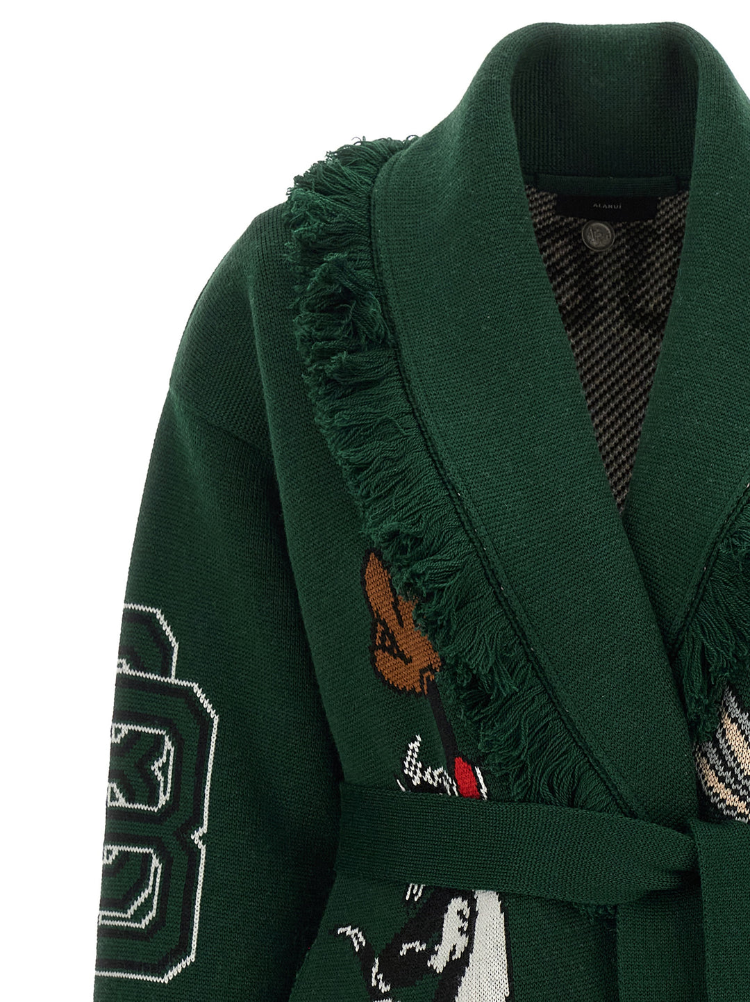 Alanui Sporty Bugs Bunny & Sylvester Maglioni - Verde | 2d0aa53a99442444fee7c2981d09dcbb100e9efd