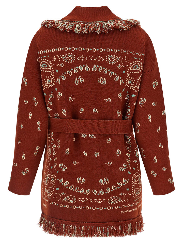 Alanui Bandana Maglioni - Marrone | 4996be12f47700f5de6fced39a5d285efb941a91