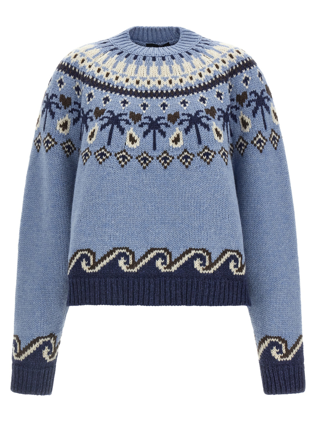 Alanui Sweet Winter Maglioni - Celeste | 5a9b5e4ab109d0db408b22dcfa68c7f2744bceac