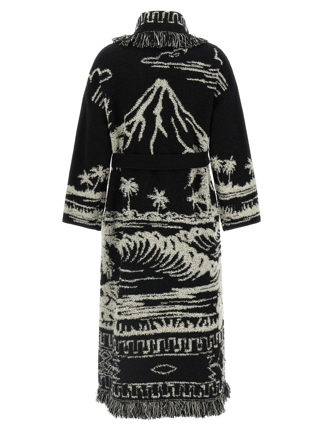 Alanui Palm Grove Tales Trench e Impermeabili - Bianco/Nero | ad4d13c30eba80dff6e1c159b28c82ff95b51a3a