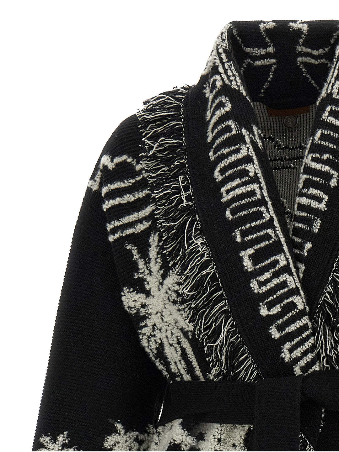 Alanui Palm Grove Tales Trench e Impermeabili - Bianco/Nero | 5ba56ec2f7facbe7a8a98076e14cb834154081c1