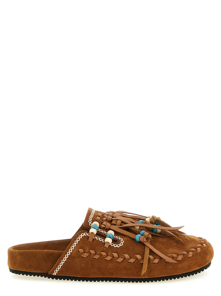 Alanui The Journey Flat shoes - Marrone | 3141f5cd6907bfd7f6accf89b7d58ed016472d37