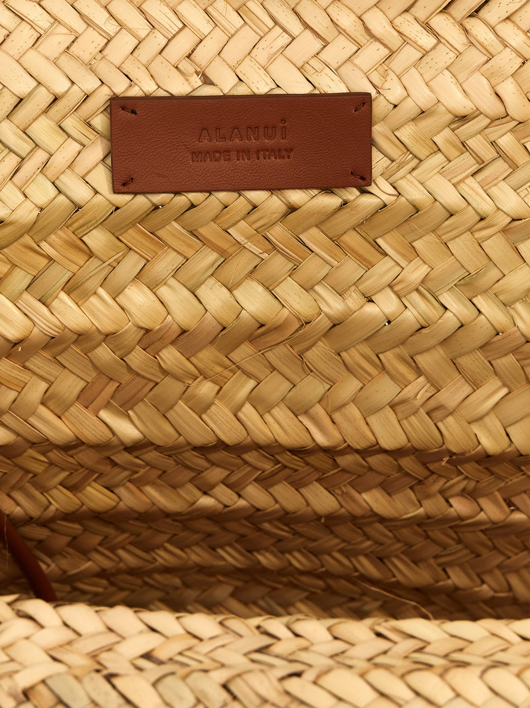 Alanui Icon Palm Leaf Big Borse a Mano - Marrone | 08655f2b7b6b58c6ea89e07777d20967f23c2abb