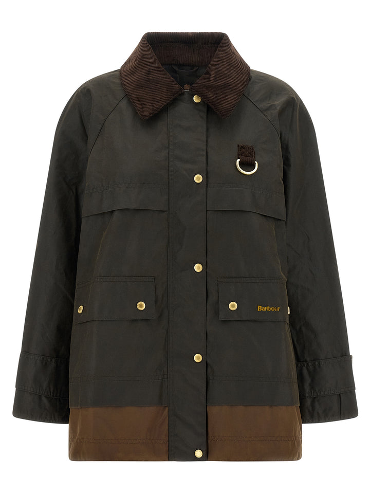 Barbour Wrenwood Puffer Jackets - Verde | ffdc4543dc8e10097253bc9e31c479b633fab12c