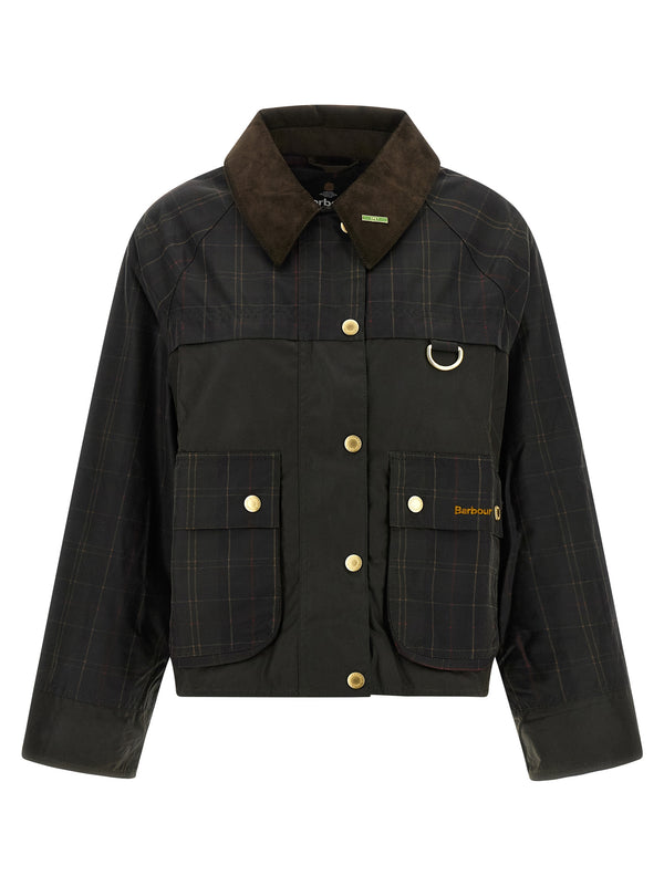 Tartan Spey Puffer Jackets Verde