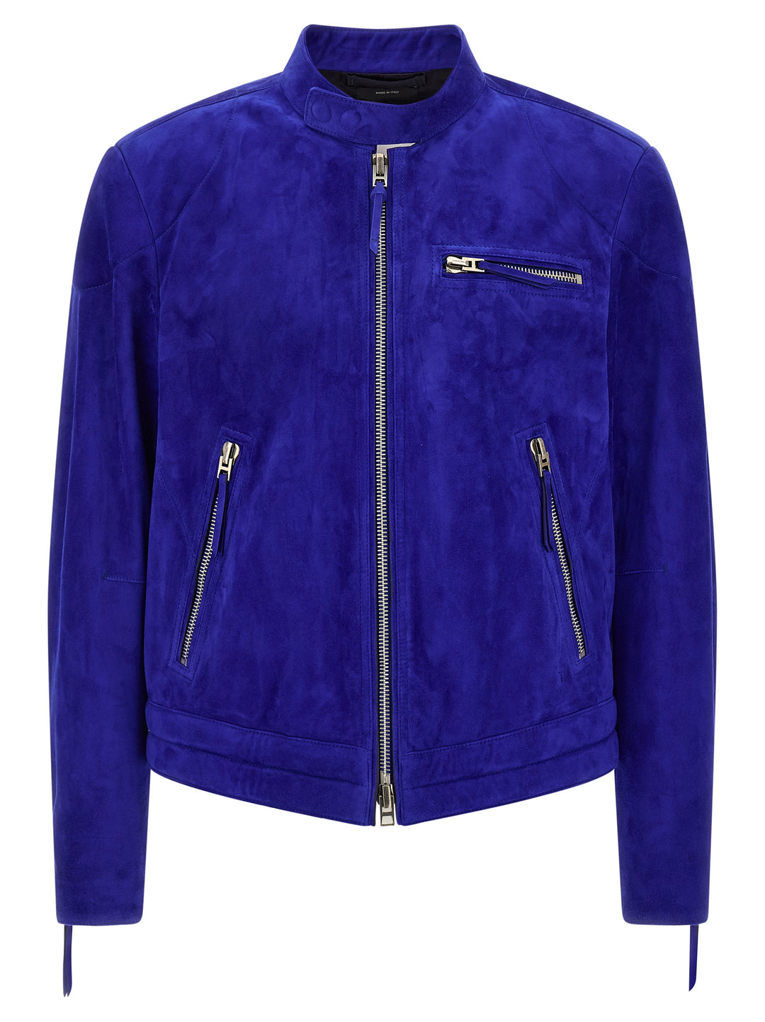 Tom Ford Biker Jacket Puffer Jackets - Blu | a0717dc7e244470fe0a0dc954153a2c39971e304