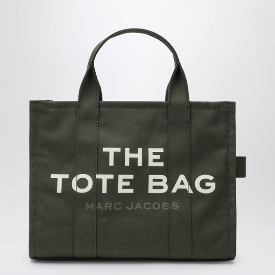 Medium Forest Green Canvas Tote Bag