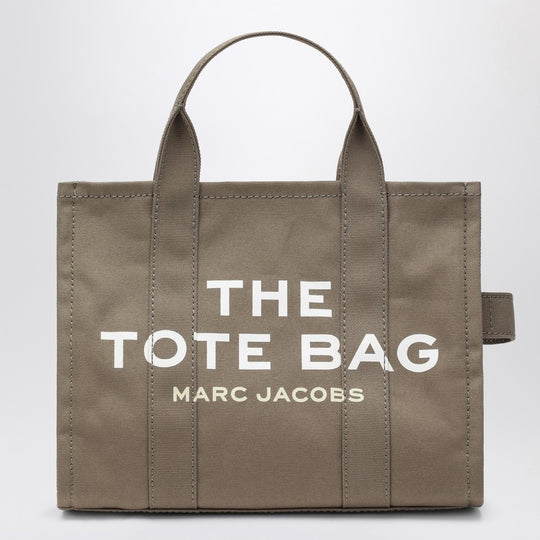 The Medium Tote Bag In Slate Green Canvas