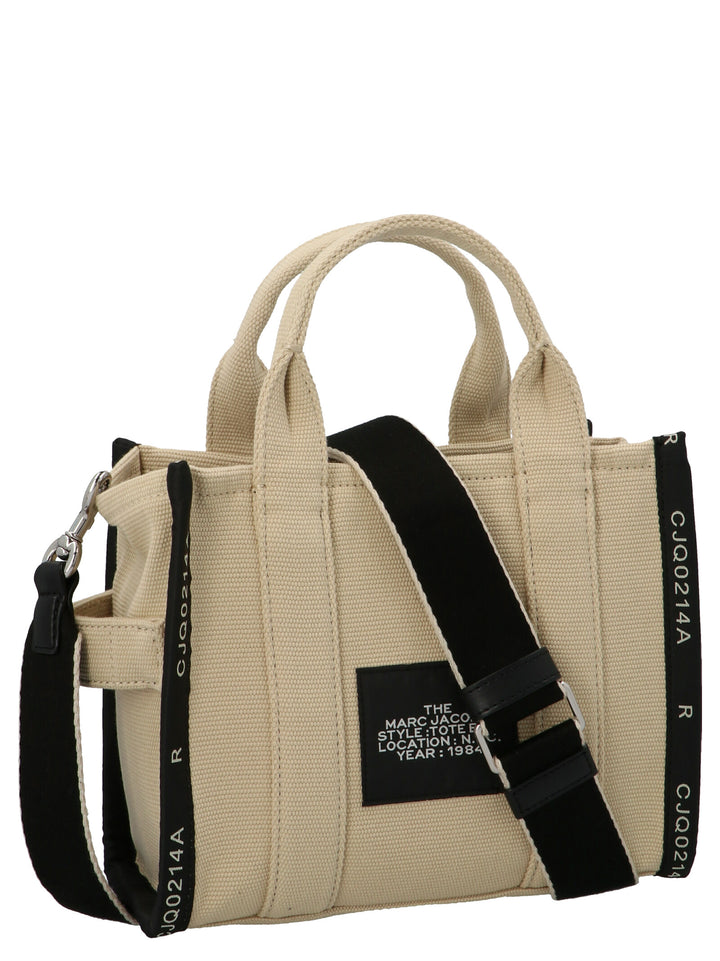 Marc Jacobs The Jacquard Small Tote Borse a Mano - Beige | 43691dac12a12bb07d06720effaa2d31fc69c426