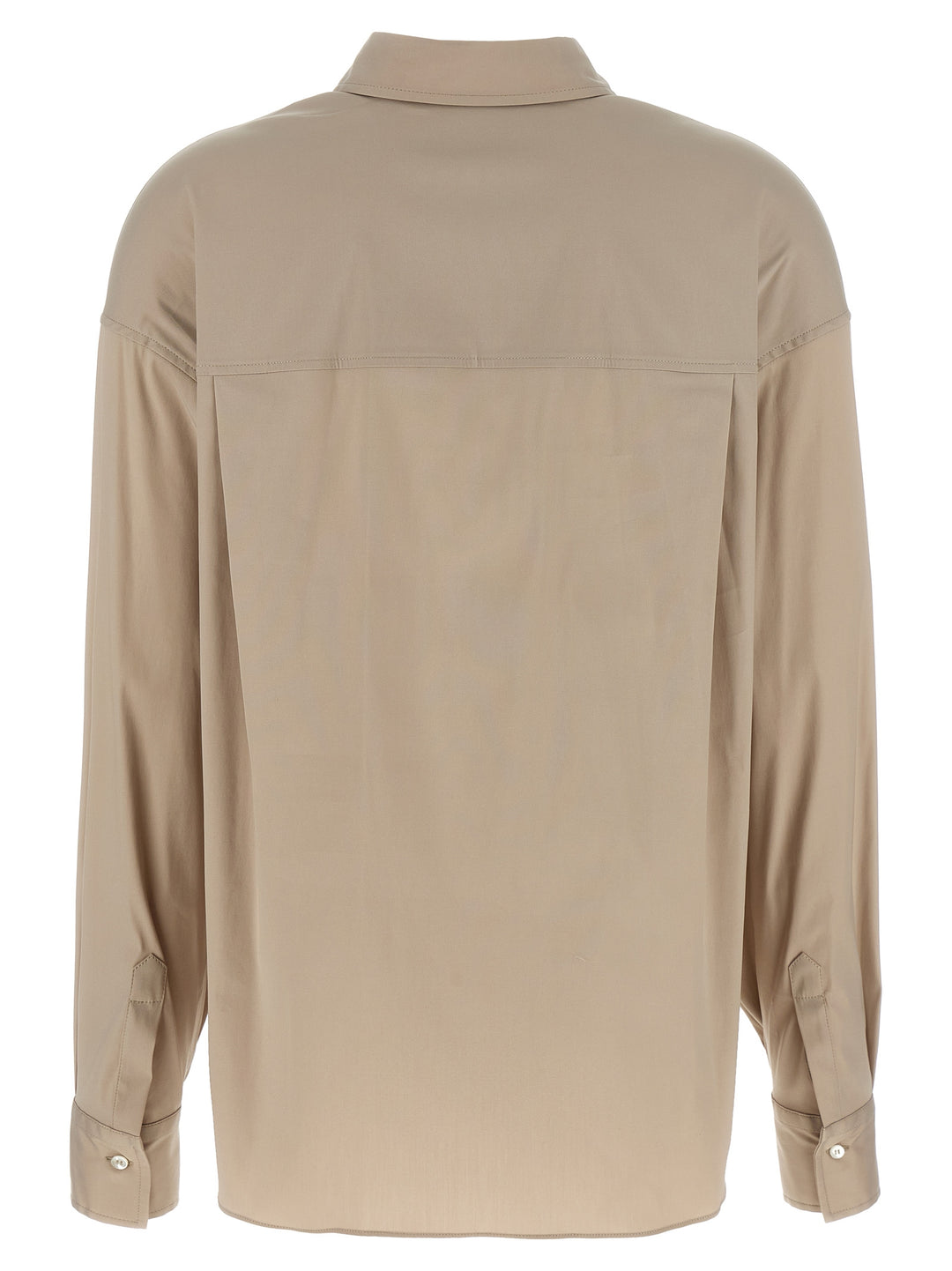 Brunello Cucinelli V-Neck Shirt Monile Camicie - Beige | 8a809b226512993be83c78104e36d9d5a51620fd