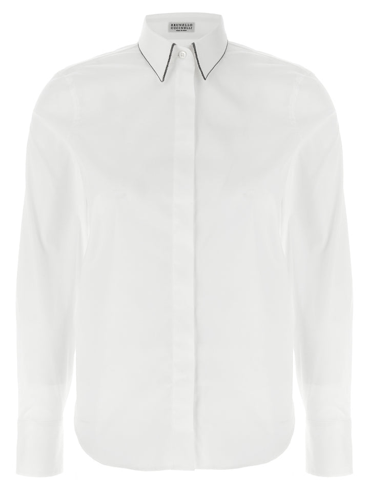 Brunello Cucinelli Monile Shirt Camicie - Bianco | ffc4e15376e1bfe8a5db2bf015f777b618cd2795