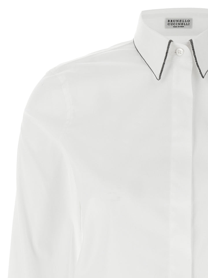 Brunello Cucinelli Monile Shirt Camicie - Bianco | e7eccafec12c8e6e8a162517716bd77cc4149861