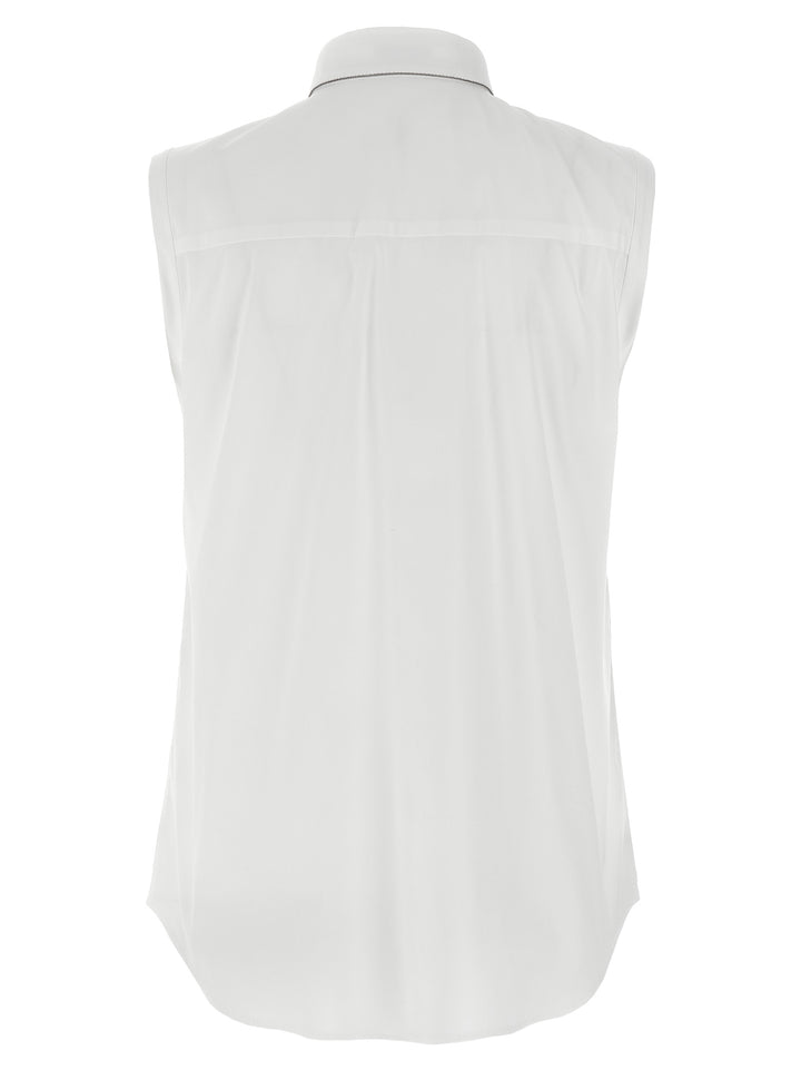 Brunello Cucinelli Monile Shirt Camicie - Bianco | 6dd85cc2a74884d010244ce835ddef89409bedec
