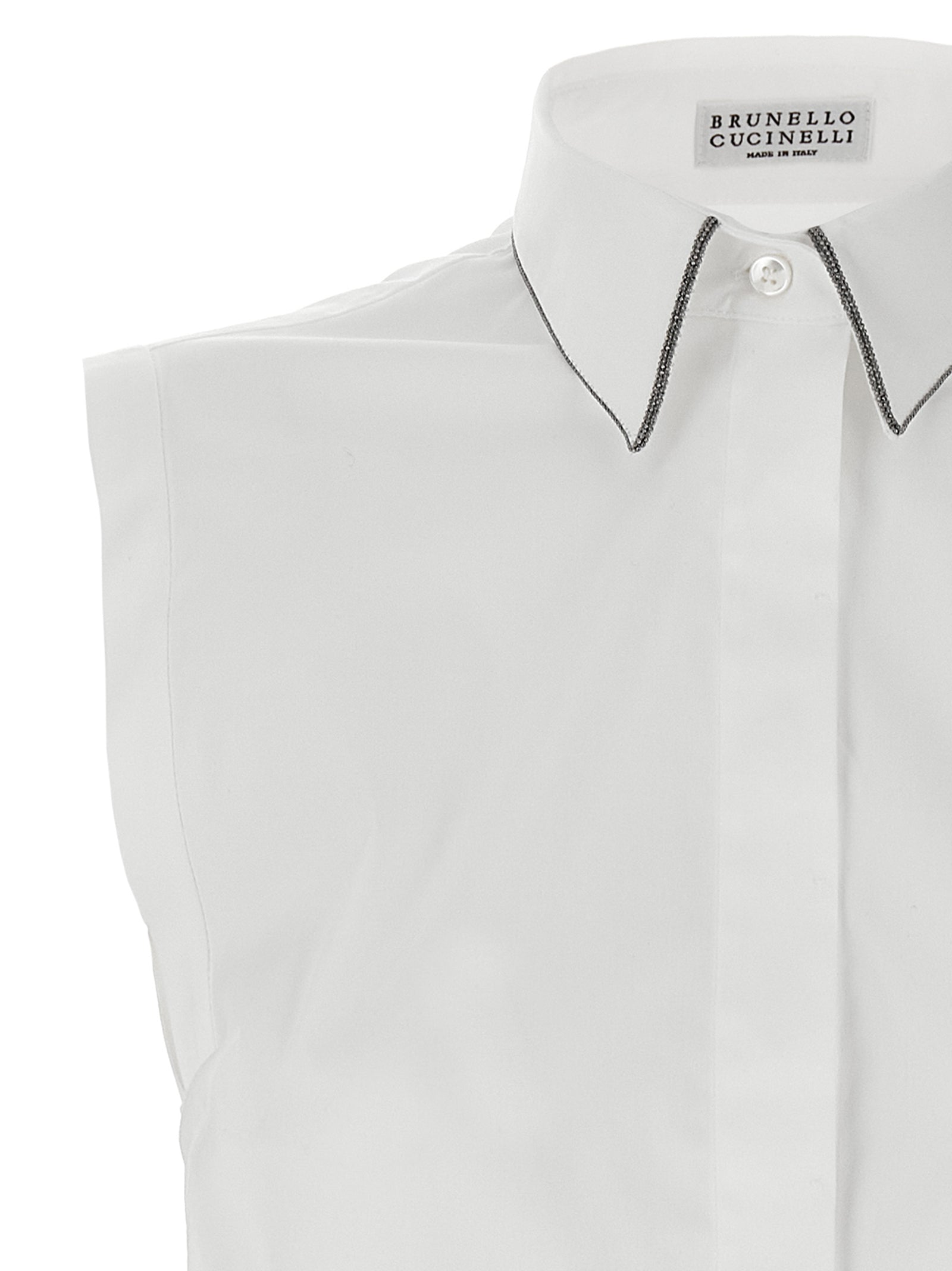 Brunello Cucinelli Monile Shirt Camicie - Bianco | 53ffbfbcf175d82e0c480771370102df7661b367
