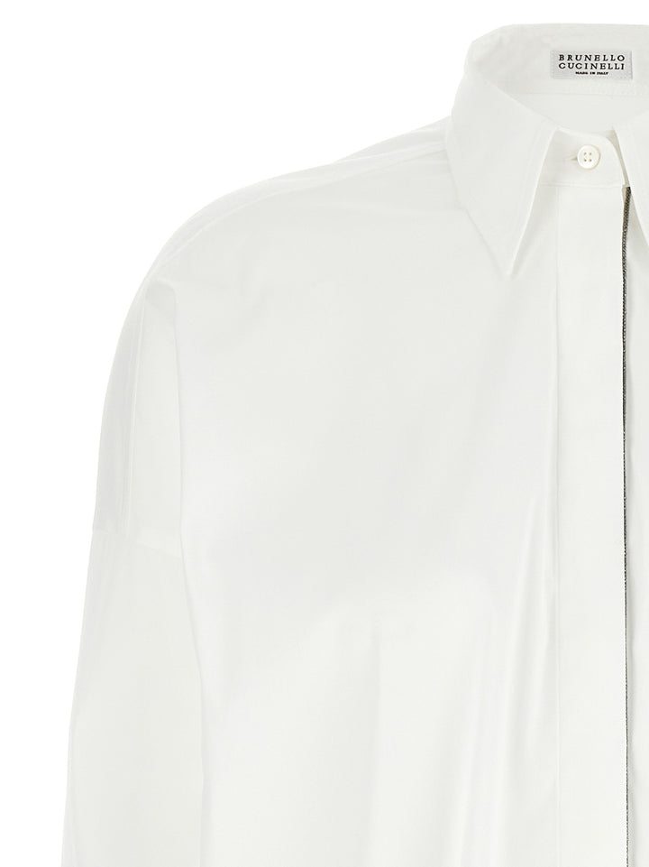 Brunello Cucinelli Monile Shirt Camicie - Bianco | 2f97fd8e7b2186632d309f7294971d67b1969579