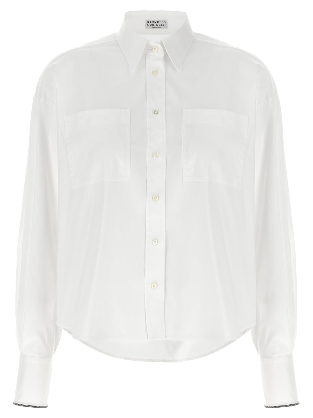 Brunello Cucinelli Monile Shirt Camicie - Bianco | 97bb20f6e6cabf928ff05bc8718cedb564e106b0