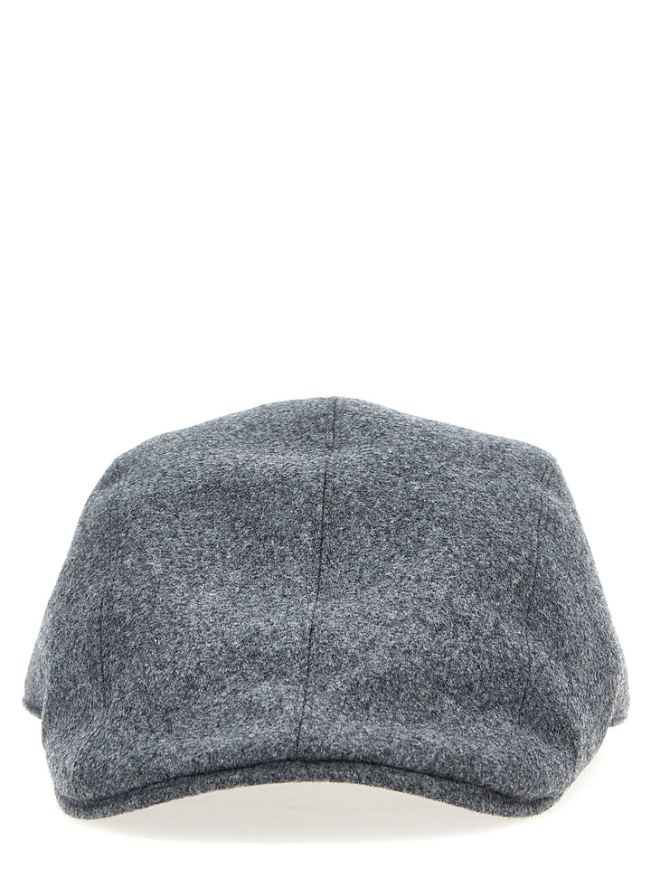Brunello Cucinelli Logo Embroidery Hat Cappelli - Grigio | 204162f5199bca63ca10dab33af26f14169612ea