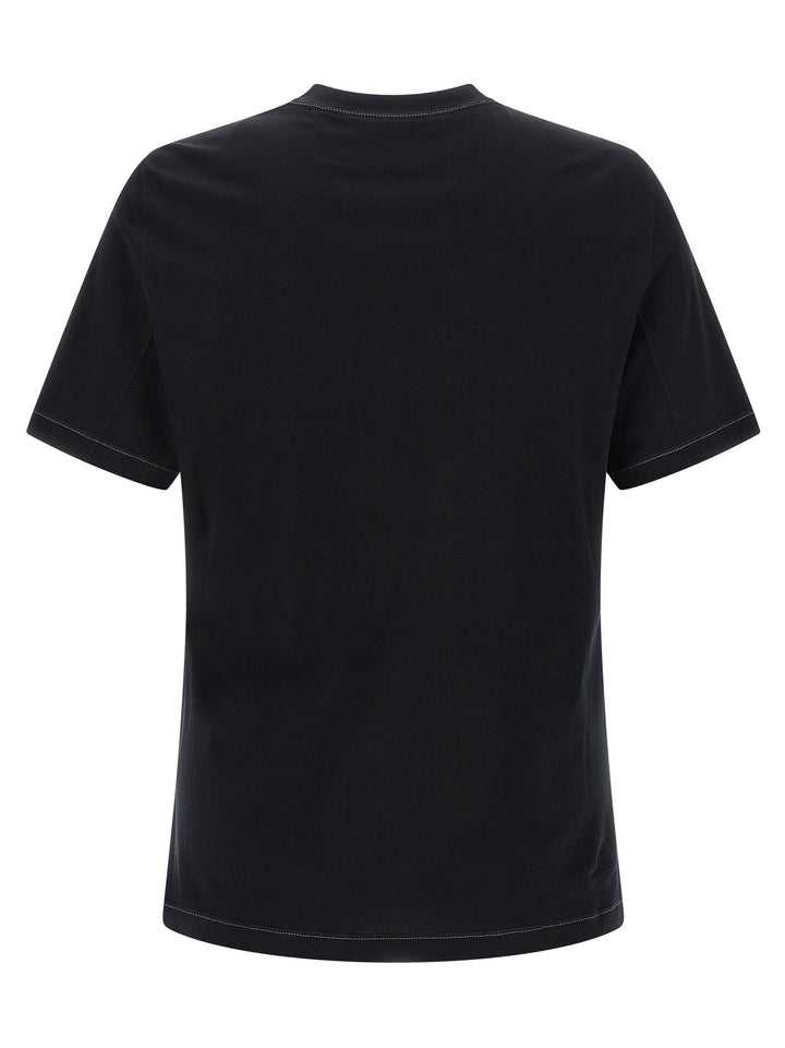 Brunello Cucinelli Logo Embroidery T shirt - Nero | eb33ac6c0cc307051d8e2b19fdd48dcb006fe6f9