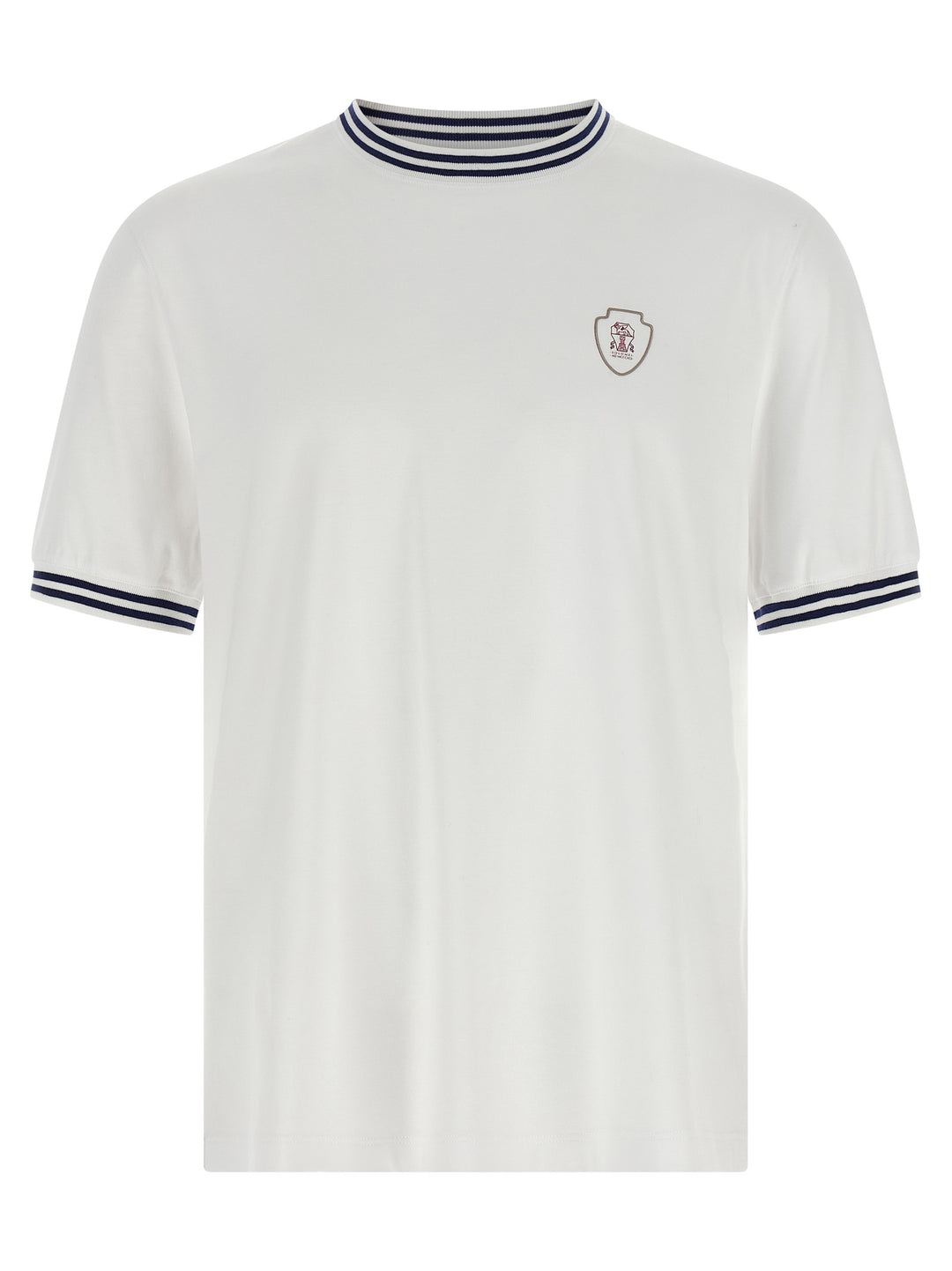 Brunello Cucinelli Solomeo Coat Of Arms T shirt - Bianco | af5b69551100b5d9e71e1e97d49e6acd1e85bb74