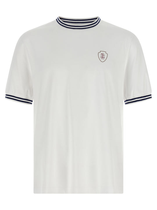 Solomeo Coat Of Arms T Shirt Bianco