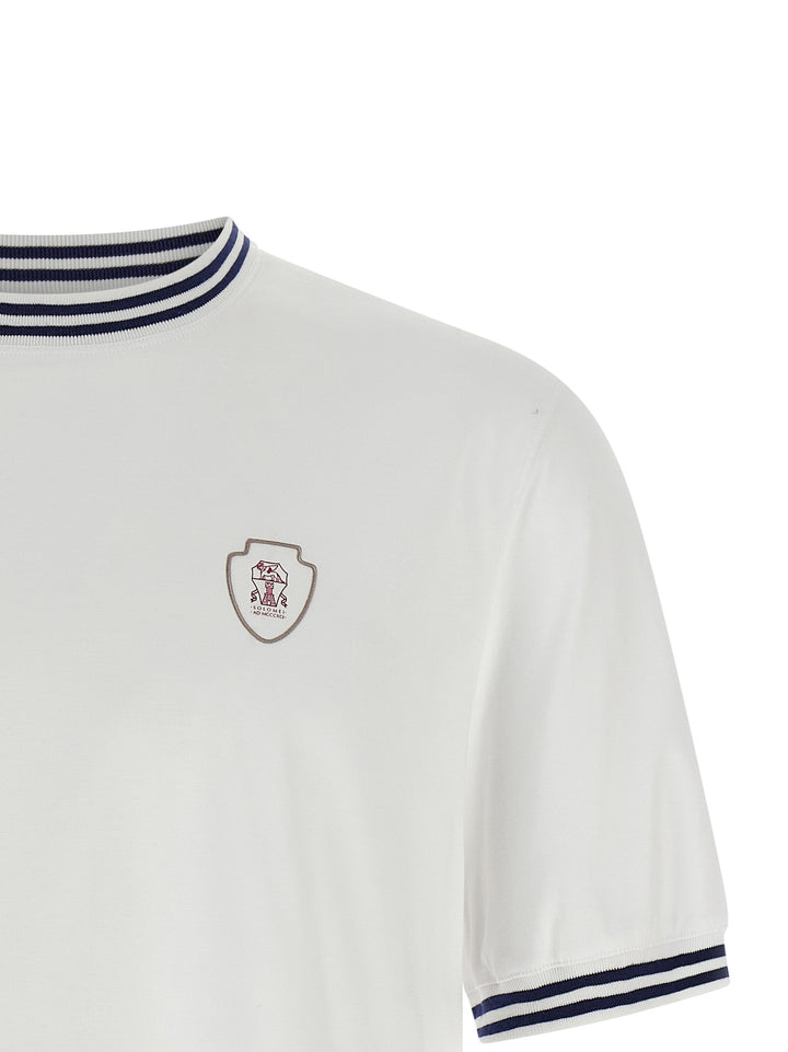 Brunello Cucinelli Solomeo Coat Of Arms T shirt - Bianco | 0dad8faabb99fb34d6ad7407452d44eb28b695bc