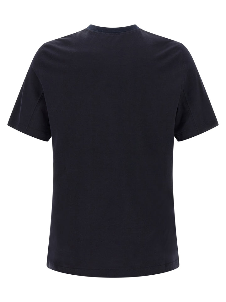 Brunello Cucinelli Printed T shirt - Blu | cae60d40ec9c2cd30b8d1f937b9950b7a7cb0b29