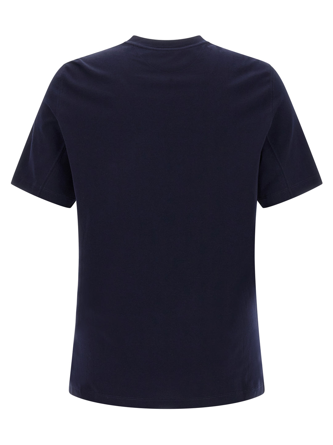 Brunello Cucinelli Logo Print T shirt - Blu | be29471284e8d6c81118170cfacba5dd3cc89b12