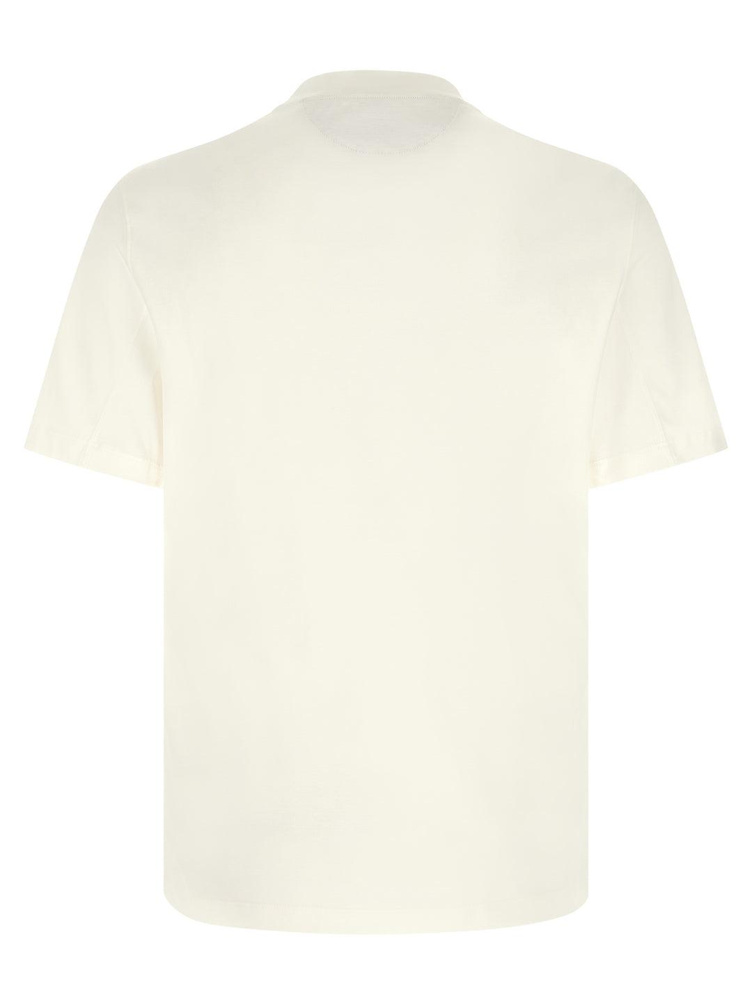 Brunello Cucinelli Logo Print T shirt - Bianco | 339784e7ae4cc1379b9544a2fca98eea10c2a142