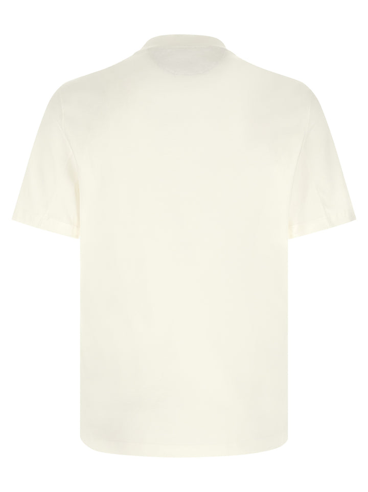 Brunello Cucinelli Logo Print T shirt - Bianco | 339784e7ae4cc1379b9544a2fca98eea10c2a142