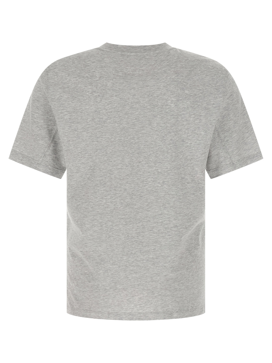 Brunello Cucinelli Logo Print T shirt - Grigio | f49f654b3fc5c787b1fcb87957e3ac1037958c94
