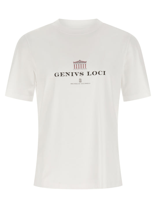 Genius Loci T Shirt Bianco