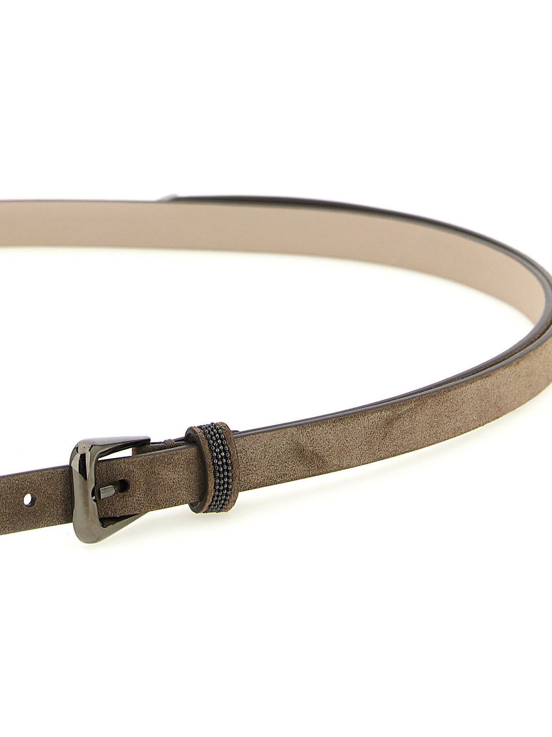 Brunello Cucinelli Shiny Loop Cinture - Marrone | dbf3d1b6dd61490446be4ceed788fbb678f893bf