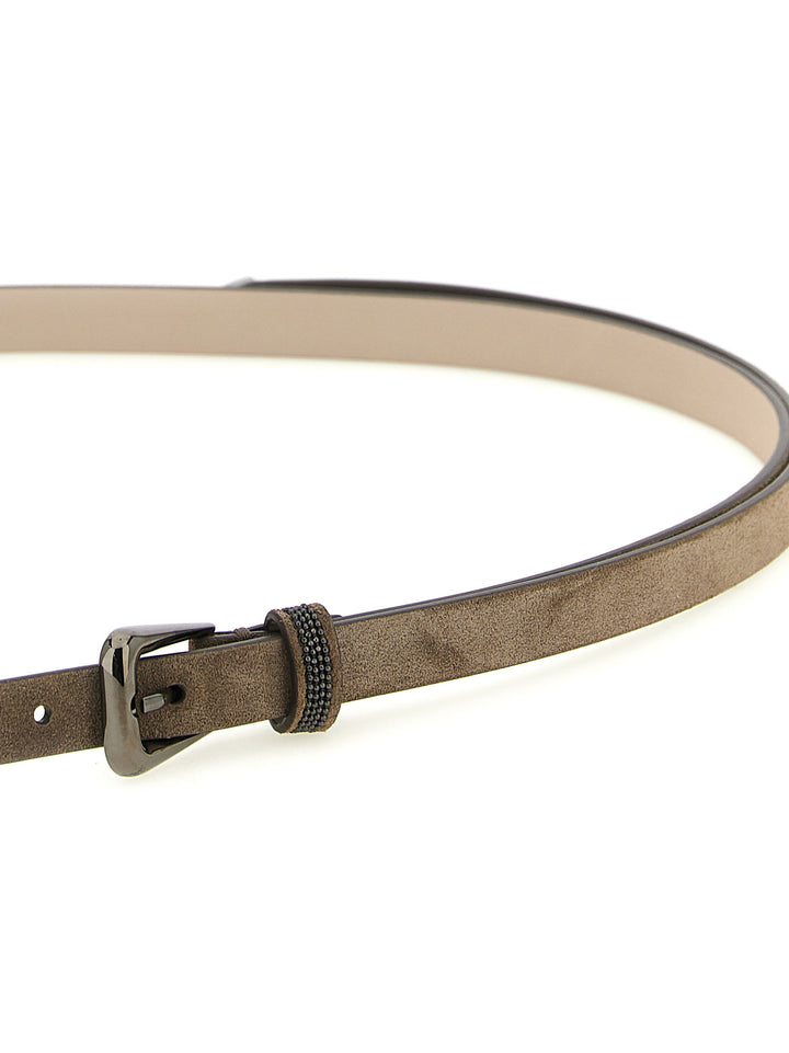 Brunello Cucinelli Shiny Loop Cinture - Marrone | dbf3d1b6dd61490446be4ceed788fbb678f893bf