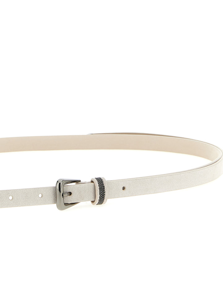Brunello Cucinelli Monile Suede Belt Cinture - Beige | 9dad3e41af0d3d2bbc4d9b40072ac686ad3c0937