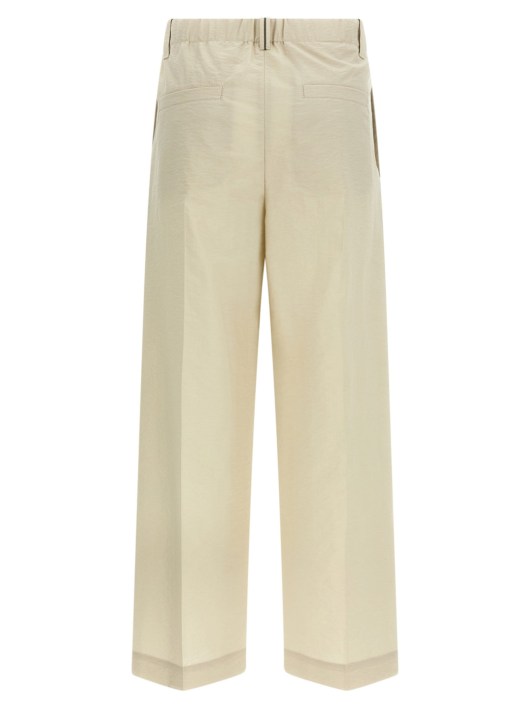 Brunello Cucinelli Cotton Trousers Pantaloni - Bianco | caf83bd78e34c5cd14cfeb59b569890aafca4962