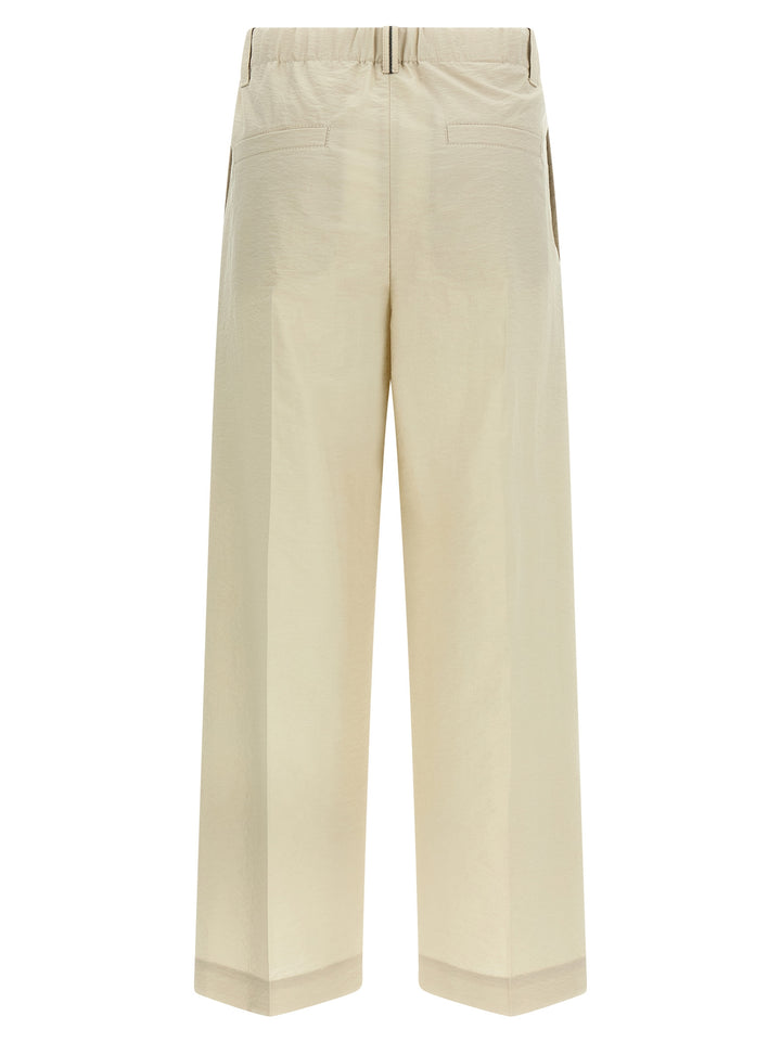 Brunello Cucinelli Cotton Trousers Pantaloni - Bianco | caf83bd78e34c5cd14cfeb59b569890aafca4962